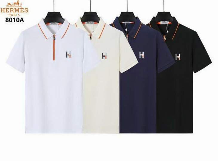 Picture of Hermes Polo Shirts Short _SKUHermesM-3XL8qx801027255